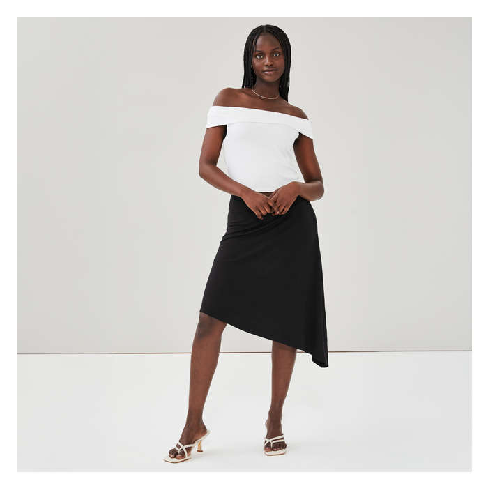 Women's Rib Off-The-Shoulder Top